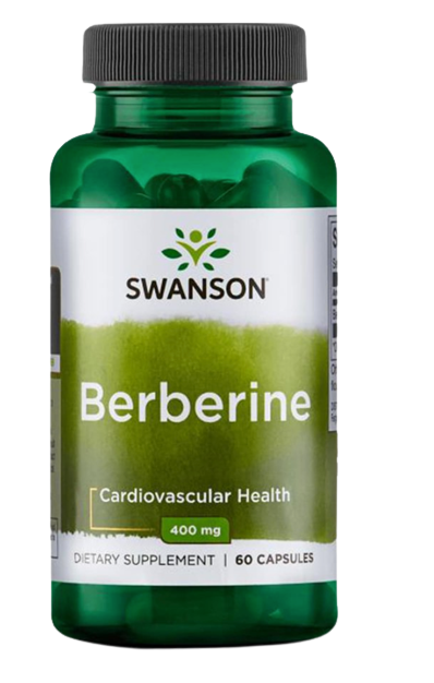 Berberine Capsules, 400 mg, 60 Count