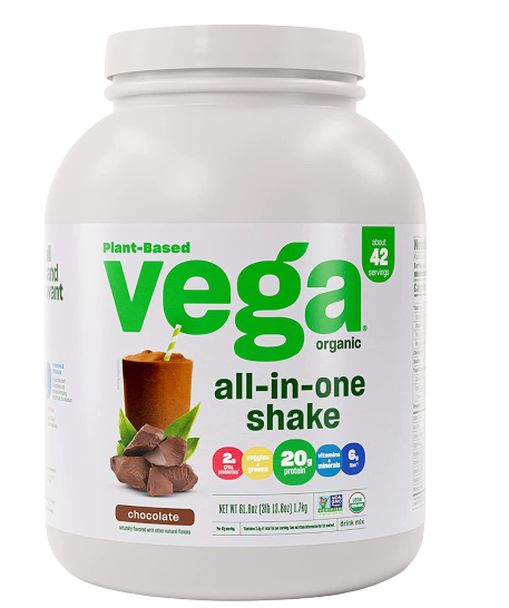 Vega Organic All-in-One Vegan Protein Powder French Vanilla (43 Servings)
